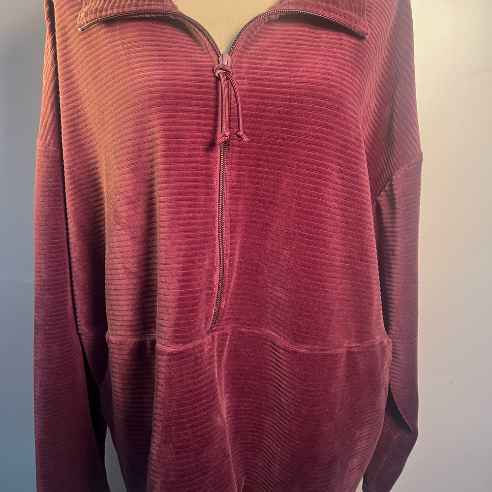 Lands End Red Oversized Top - Picture 8 of 14